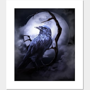 Midnight Raven Posters and Art